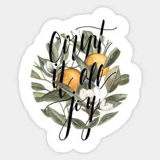 Count It All Joy Sticker